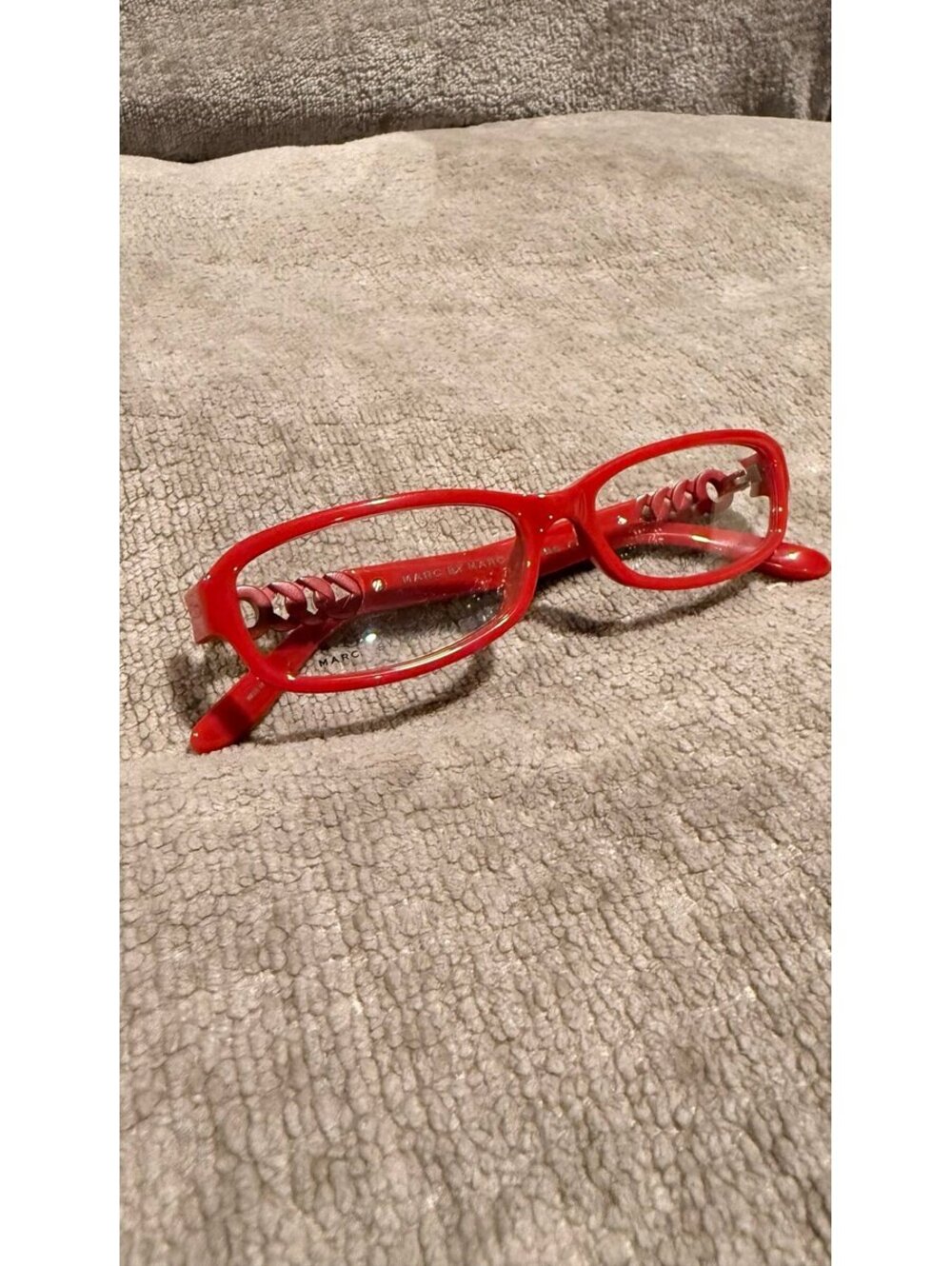 NEW MARC JACOBS MJJ 542 RED EYEGLASSES
